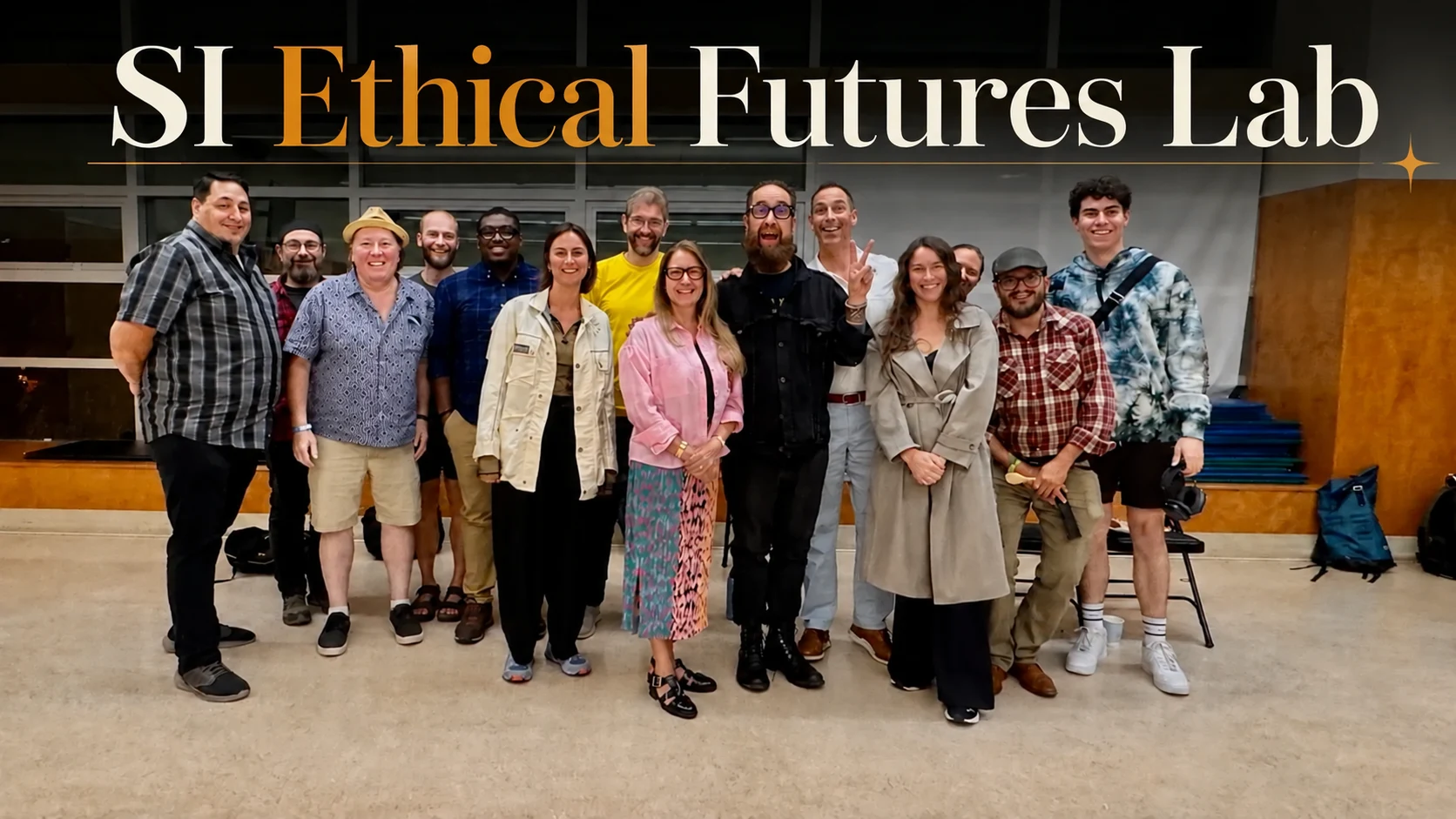 Parody version of the community group artwork, titled SI Ethical Futures Lab.